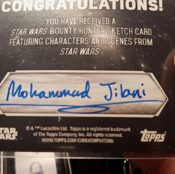 Star Wars Greedo Sketch Card - Picture 12 of 16